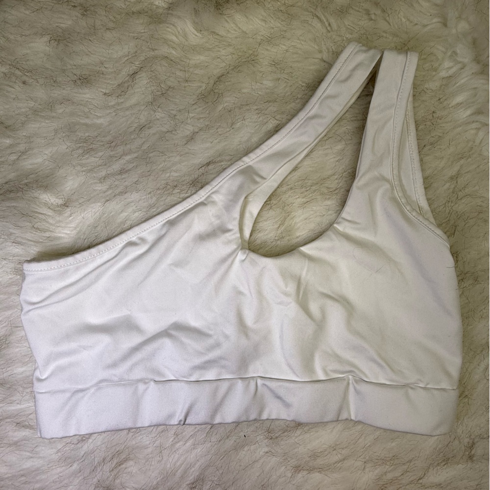 White Sports Bra